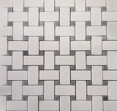 Carreau de mosaïque murale 1 po x 2 po