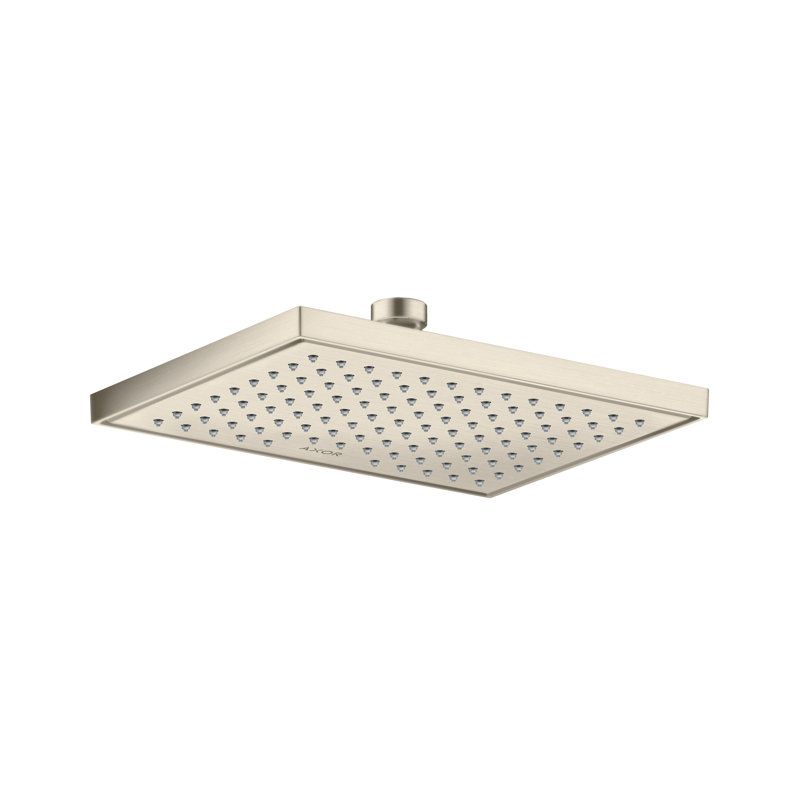 Rain Fixed Shower Head, Brushed Nickel
