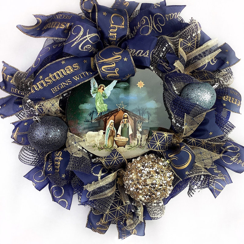 Couronne en maille 18 po