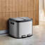 Anaum Stainless Steel Step-On Kitchen Trash Can - 20L