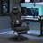 Reclining Ergonomic Fabric PC & Racing Game Chair with Vibration Lumbar Pillow-829223560