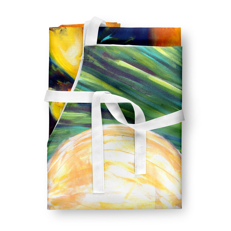 No Pattern Bib Apron