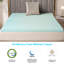 Surmatelas en mousse viscoélastique de refroidissement moyenne de 3 po Tamra Alwyn Home-984884374