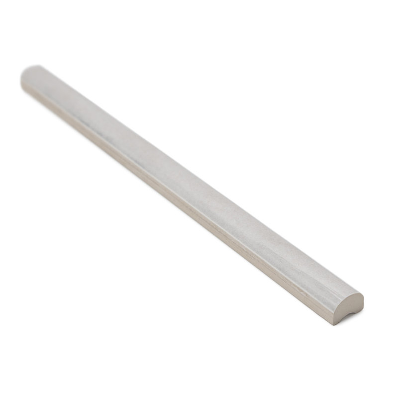 Carrelage en céramique polie 0,8 po x 12 po Waverly, Gris