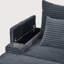 Canapé simple avec porte-gobelet et repose-pieds-222997411