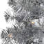 Pre-Lit Artificial Tinsel Christmas Tree - Silver-86204073-86204078