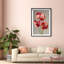 Crimson Silk Veins II Framed Graphic Art-17287990-246057368