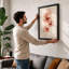 Floating Petals Botanical - Framed Print-780225802-780225814