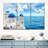 " Santorini Island " 3 - Pieces-92833178