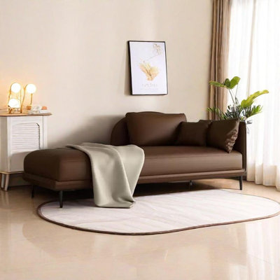 Chaise longue - Confort éponge et similicuir