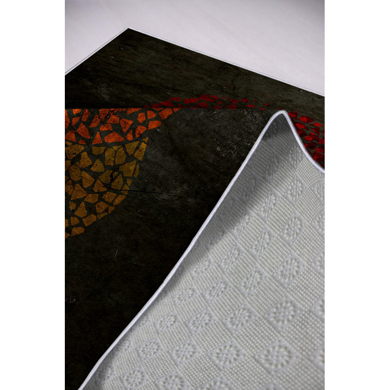 Antibacterial Hall Carpet, Anthracite, 39.4 x 78.7 inches | 100% Polyester, 650 g/m², 0.16 in Pile Height | Eco-Friendly & Non-Slip PVC Dot Underside | Machine Washable, Perfect for Modern Home Décor