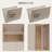 Decorative File Organizer Box Set Of 2 Collapsible Linen Filing Cabinets W/Handles Are Perfect To Store All Your Documents & Hanging File Folders - Portable Easy Slide Crates With Lid