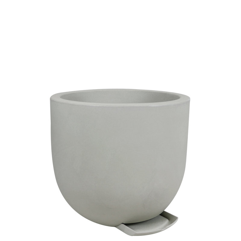 Petar ECOBO19.7 inches Eco Friendly Round Pot Planter, Decora Indoor Outdoor use Four season Use, 17.7" H x 19.7" W x 19.7" D