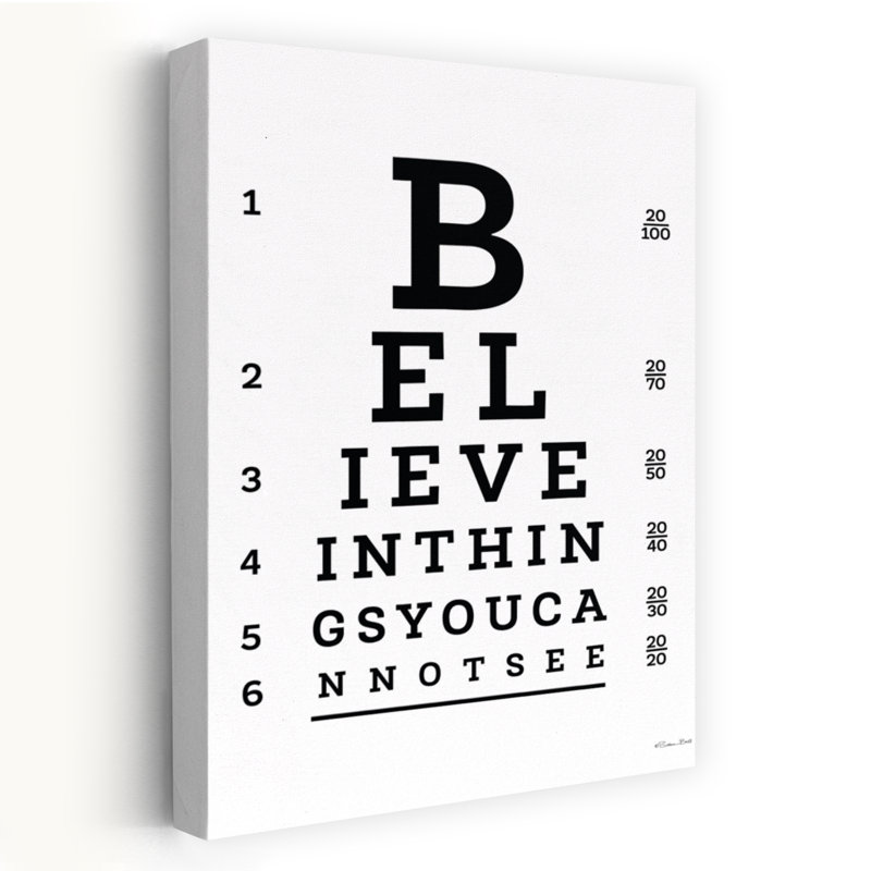 Tableau contemporain Believe, H 24 po x l 16 po