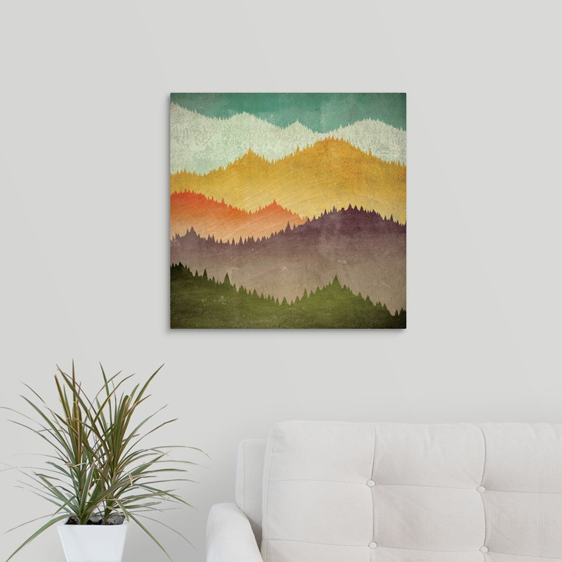 « mountain view » par ryan fowler, impression, H 20 po x l 20 po x P 1,5 po, Toile