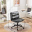 Fauteuil pivotant gris 360° - Hauteur réglable, siège fiable pour la maison/le bureau, pivotant.
