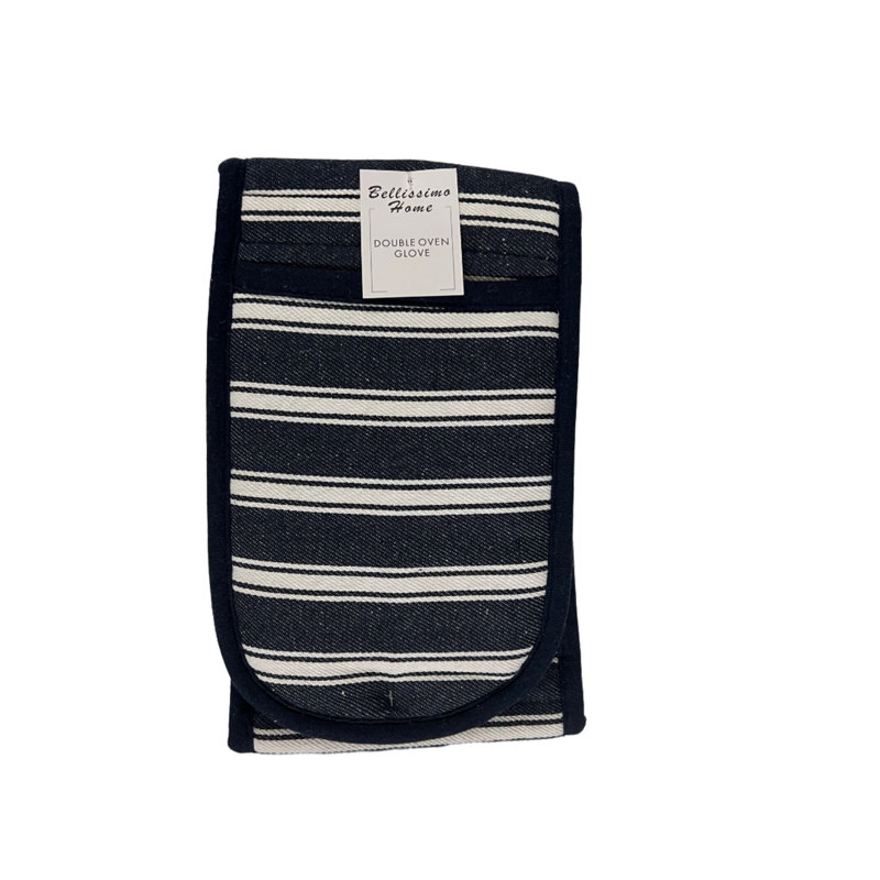 Metro Lane Adaysia Striped Cotton Oven Mitt