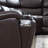 Kiall 110" W 3-Piece Vegan Leather Power Wall Reclining Sectional with Storage & Cup Holder-100824760