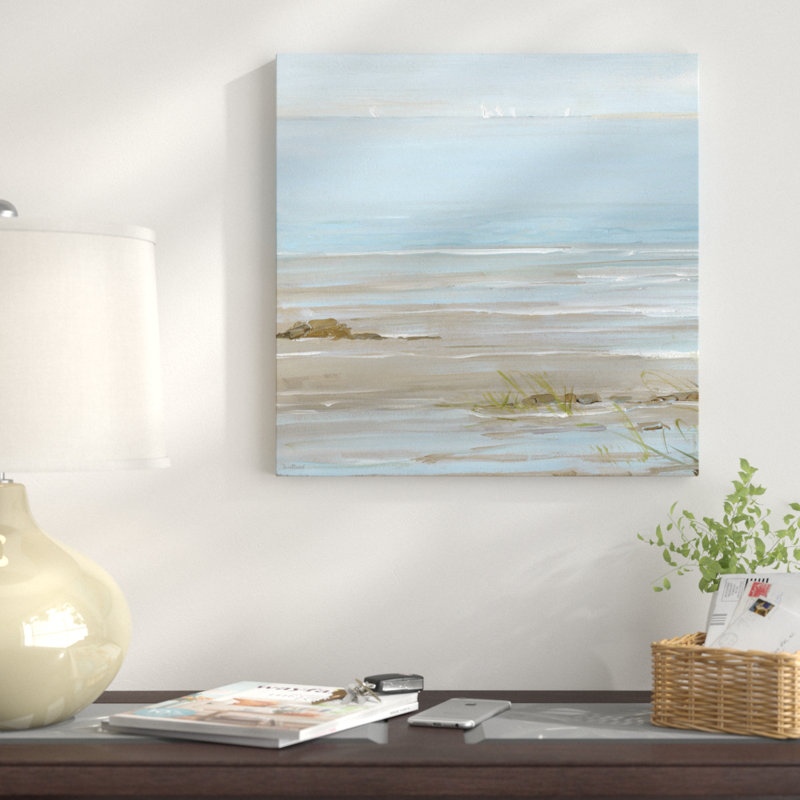 « après-midi sur le shore i », impression sur toile, H 12 po x l 12 po x P 0,75 po, Toile tendue, Pas de tapis