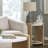 Hira Stone Top End Table