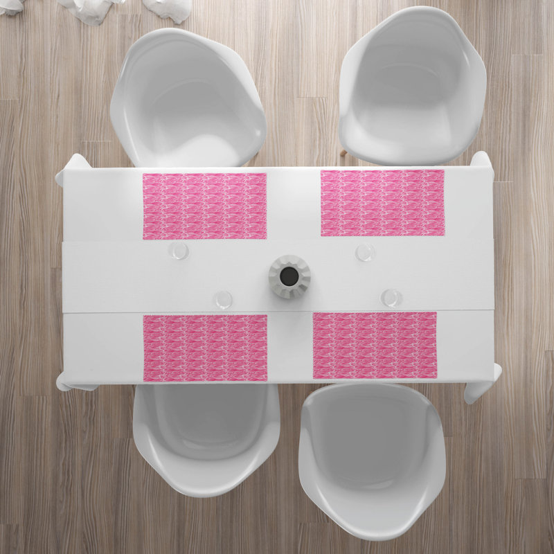 Polyester Abstract Rectangle Placemat