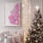 Playful Pink Christmas Tree Print-106162575-106162579