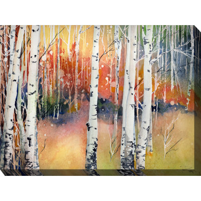 Décoration murale d’extérieur colorado aspens Fritts
