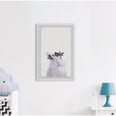 Orting 'Floral Crowned Rabbit' Framed Print