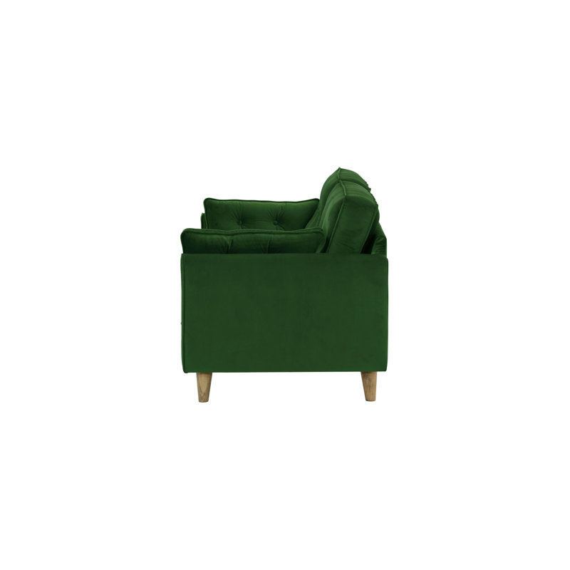 Jett 3 Seater Sofa, Dark Green
