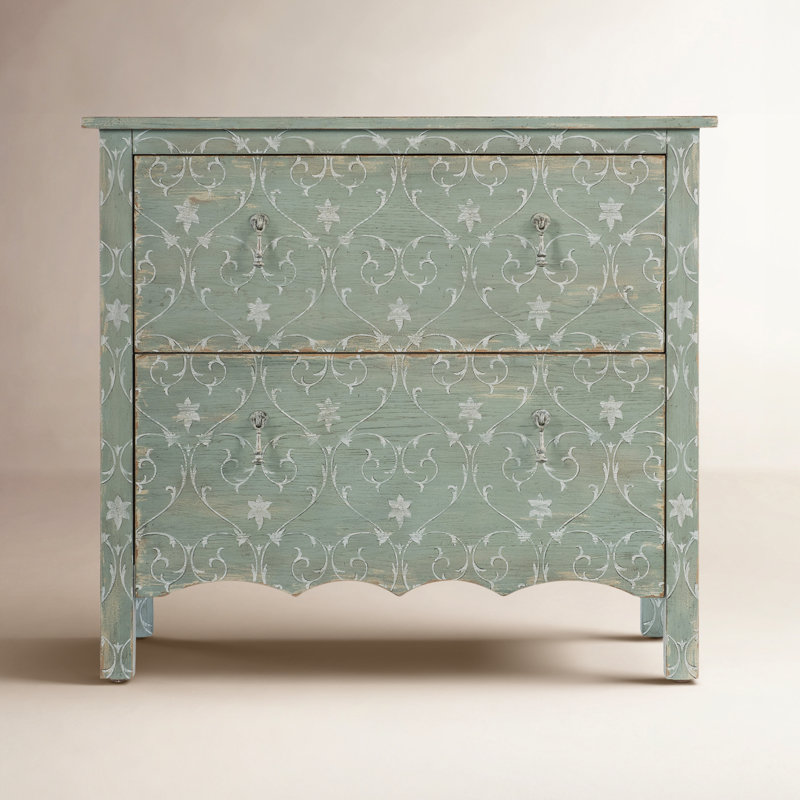 Americana Two-Drawer Accent Chest