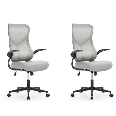 Task Office Chair with Flip-Up Arms and Home and Office Desk Chairs by Inbox Zero