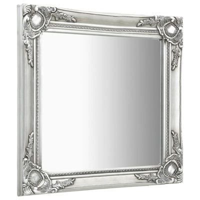 Ginsberg Wood Square Wall Mirror