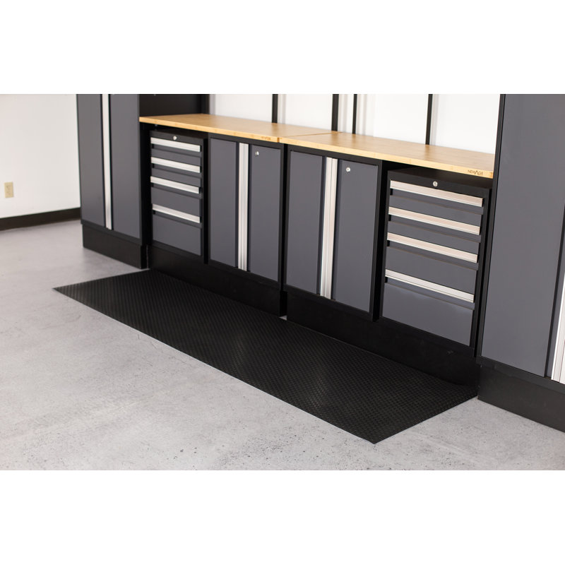 G-Floor 27'' Garage Flooring, Midnight Black, 27" x 96"
