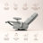 Lullacloud Manual Nursery Glider Chair With Multi Position Armrests And Adjustable Headrest - Gray-126486571
