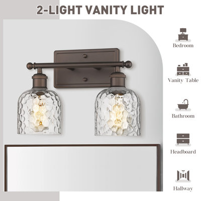 Lumley 2 - Light Dimmable Vanity Light