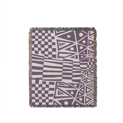 Cocodili Cotton Jacquard Throw Blanket