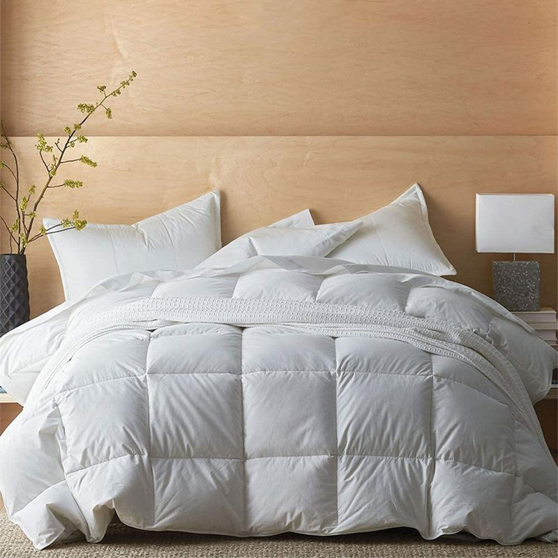Édredon en duvet de microfibre toutes saisons Kendallville, Très grand édredon en duvet