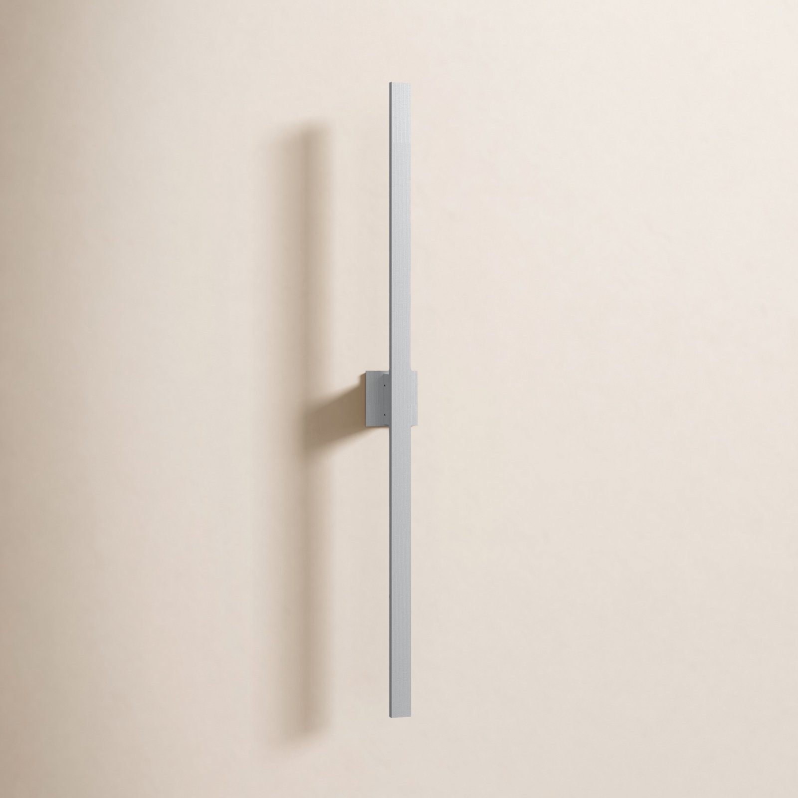 Replay Cylinder Outdoor LED Wall Light, Satin Aluminum