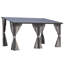 Pergolas murales avec rideaux et filet Lean-To-122684186