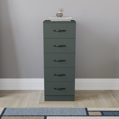 Maybery 34.5 cm W Chest of 5 Drawers