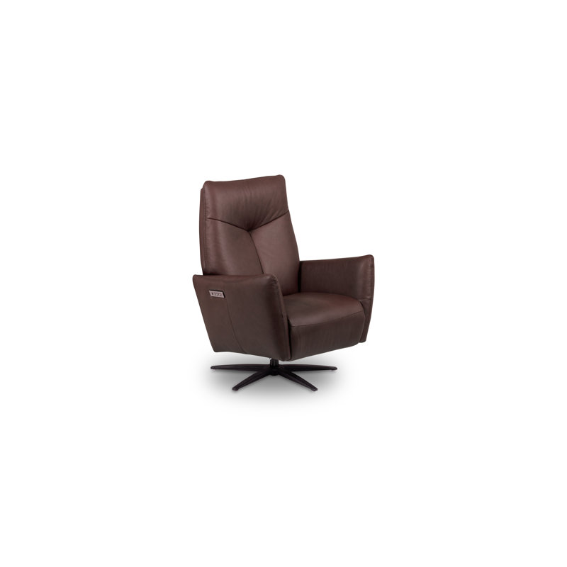Fauteuil inclinable électrique Luxor, Brun