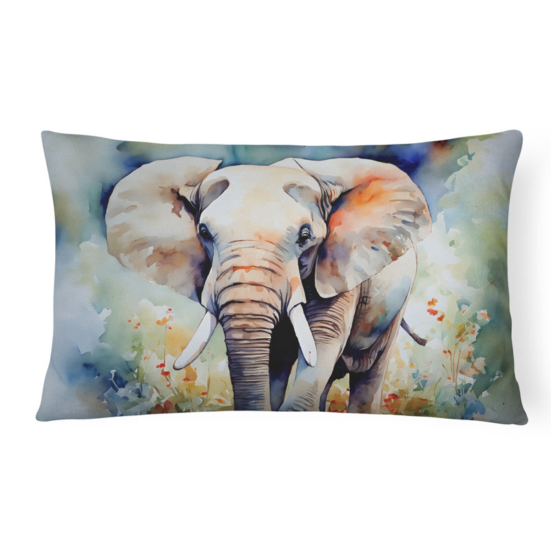 Elephant Throw Pillow