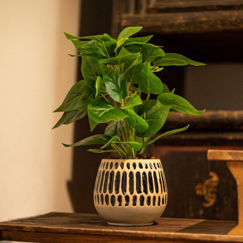 4" Mid-century Ceramic Planter