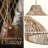 Andreina 1 - Dreamy Palm Fibers Pendant Light - Natural Dome 1-Light Polished Handwoven Dimmable Hanging Light For Kitchen Island, Kitchen, Dining Room, Living Room or Bedroom in Boho, Country, Farmhouse, Modern Farmhouse & Mid-Century Modern Style-544679875