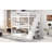 Triple Bunk Bed With Storage Staircase, Separate Design