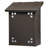 Pasadena Brass Wall Mounted Mailbox-563500835-563500857
