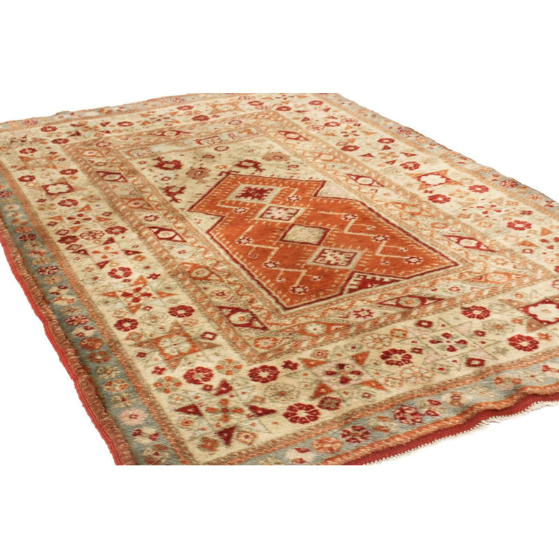One-of-a-Kind 3'2" x 4'10" Hand Knotted Area Rug