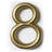 5 in. H Reflective Weather Resistant Self-Adhesive Surface Mount Floating Mount House Number-64013438-69292973