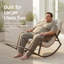 Méridienne surdimensionnée d'intérieur avec coussin et repose-pieds Papasan-230294935