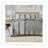 Coastal Inspired Striped Reversible Quilt Set with Shams-1992280063